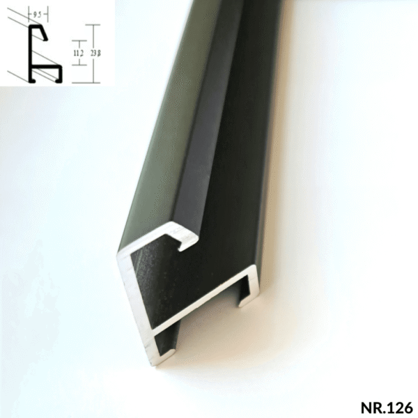 Modernus veidrodis „Black Frame“