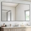 Modernus veidrodis „Black Minimalism“